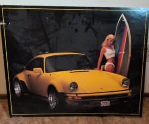 Porsche-Turbo-Spoiled-Surfer-Girl-Poster