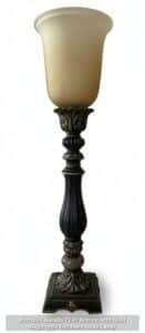 Portfolio-Barada-in-Bronze-with-Gold-Highlights-Torchiere-table-Lamp