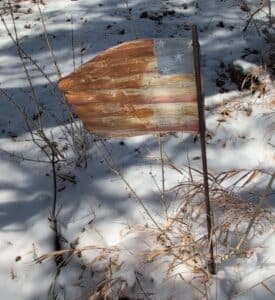 Rustic-Metal-American-Flag-Garden-Stake
