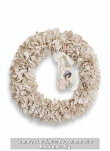 Shabby-Chic-Fabric-Rag-Wreath-with-Decorative-Tag