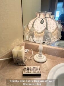 Shabby-Chic-Fabric-Rag-Wreath-with-Decorative-Tag-second-image