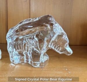 Signed-Crystal-Polar-Bear-Figurine