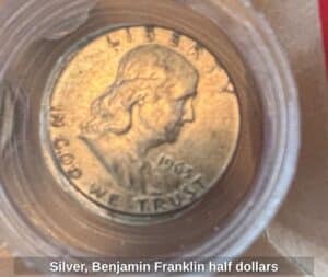 Silver-Benjamin-Franklin-half-dollars
