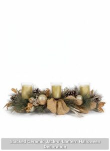 Stacked-Ceramic-Jack-o-Lantern-Halloween-Decoration-second-image