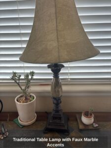 Traditional-Table-Lamp-with-Faux-Marble-Accents-second-image