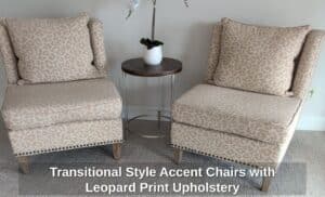 Transitional-Style-Accent-Chairs-with-Leopard-Print-Upholstery