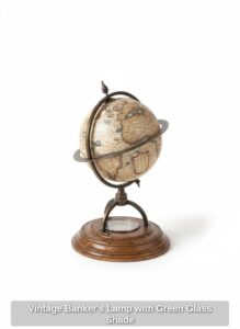 Vintage-Bankers-Lamp-with-Green-Glass-Shade-second-image