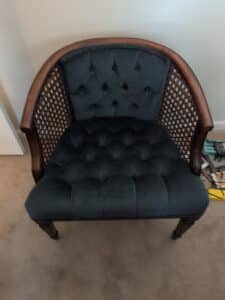 Vintage-Cane-Back-Barrel-Chair-with-Tufted-Upholstery