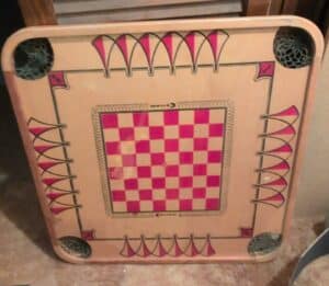 Vintage-Carrom-Game-Board-Model