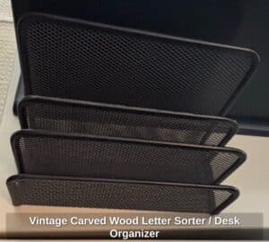Vintage-Carved-Wood-Letter-Sorter-or-Desk-Organizer-third-image