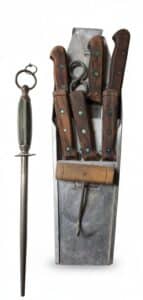 Vintage-Carving-Knife-Set-with-Sharpening-Steel