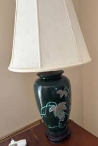 Vintage-Ceramic-Table-Lamp-with-Grapevine-Motif