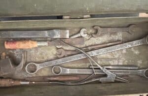 Vintage-Metal-Toolbox-with-Assorted-Hand-Tools