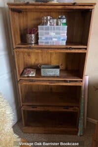 Vintage-Oak-Barrister-Bookcase