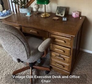 Vintage-Oak-Executive-Desk-and-Office-Chair