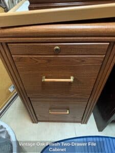 Vintage-Oak-Finish-Two-Drawer-File-Cabinet