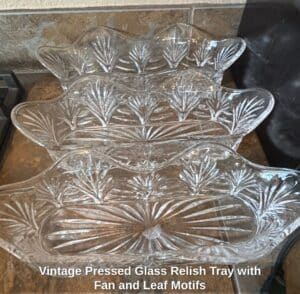 Vintage-Pressed-Glass-Relish-Tray-with-Fan-and-Leaf-Motifs