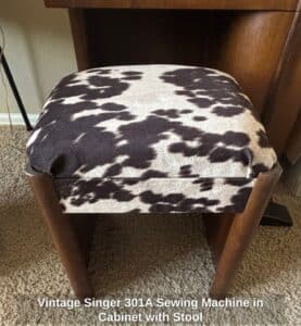 Vintage-Singer-A-Sewing-Machine-in-Cabinet-with-Stool-second-image