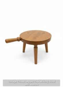 Vintage-Three-Legged-Oak-Milking-Stool-with-Handle