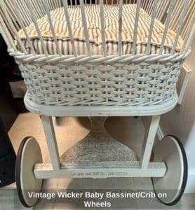 Vintage-Wicker-Baby-Bassinet-or-Crib-on-Wheels-second-image