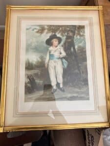 Viscount-Althorp-The-Blue-Boy-Colored-Artist-Proof-Lithograph-by-Sydney-E.-Wilson-after-Sir-Joshua-Reynolds