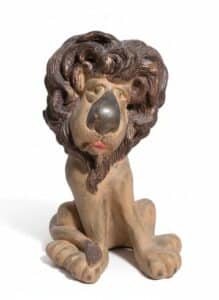 Whimsical-Ceramic-Lion-Figurine