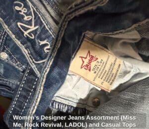 Womens-Designer-Jeans-Assortment-Miss-Me-Rock-Revival-LADOL-and-Casual-Tops-third-image