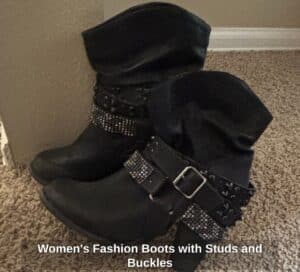 Womens-Fashion-Boots-with-Studs-and-Buckles