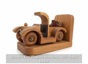 Wooden-Car-Shaped-Bookend-with-Teddy-Bears