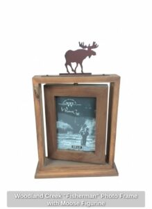 Woodland-Creek-Fisherman-Photo-Frame-with-Moose-Figurine