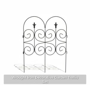 Wrought-Iron-Decorative-Garden-Trellis-Set-second-image
