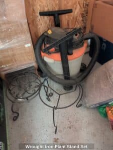 Wrought-Iron-Plant-Stand-Set