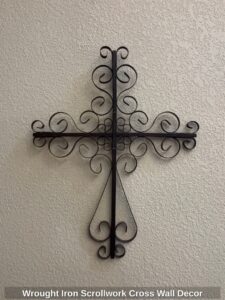 Wrought-Iron-Scrollwork-Cross-Wall-Decor