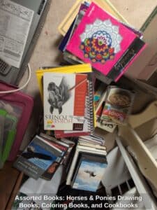 Assorted-Books-Horses-Ponies-Drawing-Books-Coloring-Books-and-Cookbooks-second-image