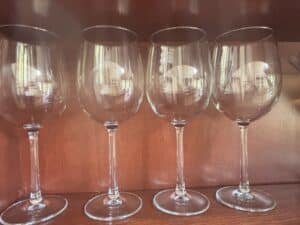 Assorted-Glassware-Collection-including-Brandy-Snifters-Martini-Glasses-Shot-Glasses-Tumblers-and-Crystal-Creamer-Sugar-Set