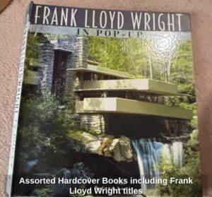 Assorted-Hardcover-Books-including-Frank-Lloyd-Wright-titles-third-image