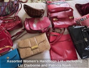 Assorted-Womens-Handbags-Lot-Including-Liz-Claiborne-and-Patricia-Nash-1