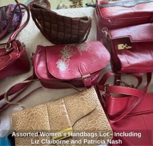 Assorted-Womens-Handbags-Lot-Including-Liz-Claiborne-and-Patricia-Nash-second-image-1