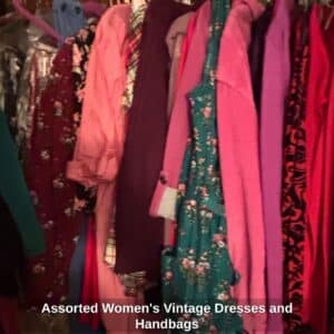 Assorted-Womens-Vintage-Dresses-and-Handbags-second-image-1