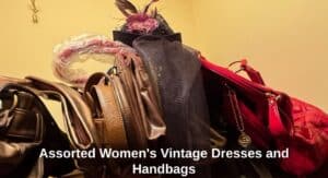 Assorted-Womens-Vintage-Dresses-and-Handbags-third-image-1