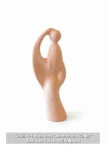 Austin-Productions-Mother-and-Child-Abstract-Ceramic-Sculpture-second-image
