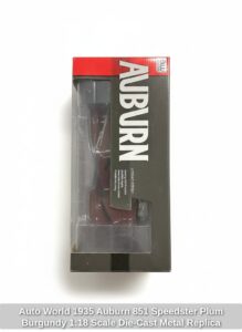 Auto-World-Auburn-Speedster-Plum-Burgundy-Scale-Die-Cast-Metal-Replica-AW-third-image