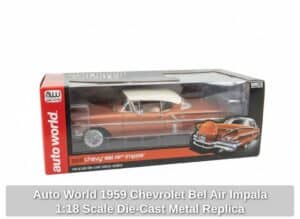 Auto-World-Chevrolet-Bel-Air-Impala-Scale-Die-Cast-Metal-Replica