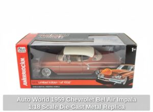 Auto-World-Chevrolet-Bel-Air-Impala-Scale-Die-Cast-Metal-Replica-second-image