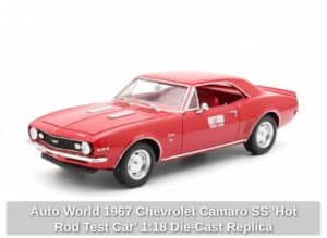 Auto-World-Chevrolet-Camaro-SS-Hot-Rod-Test-Car-Die-Cast-Replica-fourth-image
