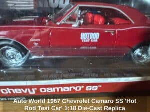 Auto-World-Chevrolet-Camaro-SS-Hot-Rod-Test-Car-Die-Cast-Replica-second-image