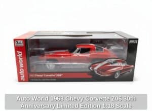 Auto-World-Chevy-Corvette-Z-th-Anniversary-Limited-Edition-Scale-Die-Cast-Metal-Replica