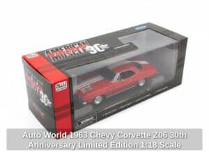 Auto-World-Chevy-Corvette-Z-th-Anniversary-Limited-Edition-Scale-Die-Cast-Metal-Replica-second-image