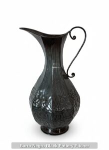 Barro-Negro-Black-Pottery-Pitcher