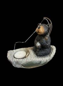 Bearfoots-S.S.-Good-Life-Fishing-Tealight-Holder-by-Jeff-Fleming